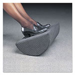 Safco Half-Cylinder Padded Foot Cushion, 17.5w x 11.5d x 6.25h, Black view 1