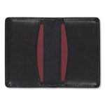 Samsill Regal Leather Business Card Wallet, 25 Card Capacity, 2 x 3 1/2 Cards, Black view 3