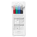 Expo® Vis-à-Vis Wet Erase Marker, Fine Bullet Tip, Assorted Colors, 4/Set view 2