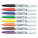Expo® Vis-à-Vis Wet Erase Marker, Fine Bullet Tip, Assorted Colors, 8/Set view 3