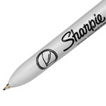 Sharpie® Retractable Permanent Marker, Extra-Fine Needle Tip, Black view 1