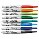 Sharpie® Retractable Permanent Marker, Extra-Fine Needle Tip, Assorted Colors, 8/Set view 1