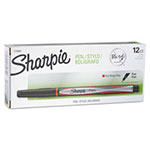 Sharpie® Plastic Point Stick Water Resistant Pen, Red Ink, Fine, Dozen view 3