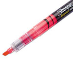 Sharpie® Liquid Pen Style Highlighters, Chisel Tip, Fluorescent Pink, Dozen view 1