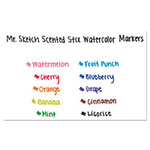 Mr. Sketch® Scented Stix Watercolor Marker Set, Fine Bullet Tip, Assorted Colors, 10/Set view 4