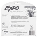 Expo® Magnetic Dry Erase Marker, Broad Chisel Tip, Assorted Colors, 4/Pack view 4