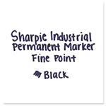Sharpie® Industrial Permanent Marker, Fine Bullet Tip, Black view 2