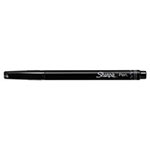 Sharpie® Brush Tip Pens, Fine, Black, Dozen view 1
