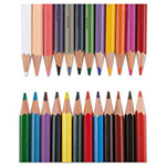 Prismacolor Col-Erase Pencil with Eraser, 0.7 mm, 2B (#1), Assorted Lead/Barrel Colors, 24/Pack view 2