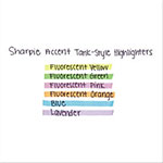 Sharpie® Tank Style Highlighters, Chisel Tip, Fluorescent Yellow, Dozen view 2
