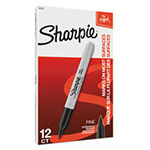 Sharpie® Fine Tip Permanent Marker, Black, Dozen view 3