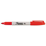 Sharpie® Fine Tip Permanent Marker, Red, Dozen view 5