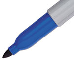 Sharpie® Fine Tip Permanent Marker, Blue, Dozen view 1