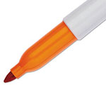 Sharpie® Fine Tip Permanent Marker, Orange, Dozen view 3