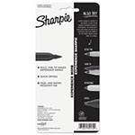 Sharpie® Fine Tip Permanent Marker, Assorted Colors, 4/Set view 1