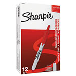 Sharpie® Retractable Permanent Marker, Fine Bullet Tip, Red view 5