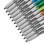Sharpie® Retractable Permanent Marker, Fine Bullet Tip, Assorted Colors, 12/Set view 2