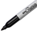 Sharpie® Super Permanent Marker, Fine Bullet Tip, Black, Dozen view 5