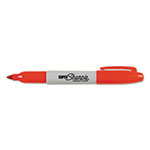 Sharpie® Super Permanent Marker, Fine Bullet Tip, Red, Dozen view 2