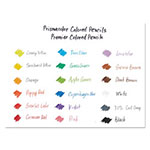 Prismacolor Premier Colored Pencil, 3 mm, 2B (#1), White Lead, White Barrel, Dozen view 2