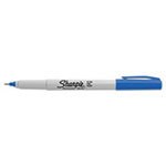 Sharpie® Ultra Fine Tip Permanent Marker, Extra-Fine Needle Tip, Blue, Dozen view 2