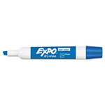 Expo® Low-Odor Dry-Erase Marker, Broad Chisel Tip, Blue, Dozen view 2