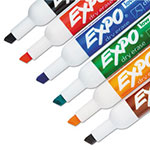 Expo® Low-Odor Dry Erase Marker & Organizer Kit, Broad Chisel Tip, Assorted Colors, 6/Set view 1