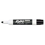Expo® Low-Odor Dry-Erase Marker, Medium Bullet Tip, Black, Dozen view 2