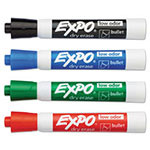 Expo® Low-Odor Dry-Erase Marker, Medium Bullet Tip, Assorted Colors, 4/Set view 3