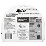 Expo® Low-Odor Dry-Erase Marker, Fine Bullet Tip, Assorted Colors, 12/Set view 5