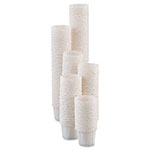 Solo Paper Portion Cups, .5oz, White, 250/Bag, 20 Bags/Carton view 1