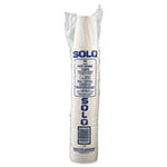Solo Single-Sided Poly Paper Hot Cups, 8oz, White, 50/Bag, 20 Bags/Carton view 2