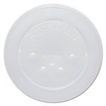 Solo Polystyrene Cold Cup Lids, 16-24 oz Cups, Translucent, 125/Pack, 16 Packs/Carton view 1