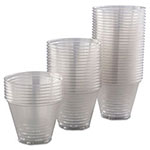 Solo Ultra Clear Cups, Squat, 9 oz, PET, 50/Bag, 1000/Carton view 1