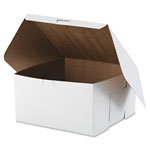 SCT Tuck-Top Bakery Boxes, 10w x 10d x 5 1/2h, White, 100/Carton view 2