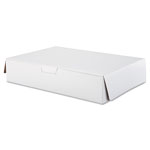 SCT Tuck-Top Bakery Boxes, 19w x 14d x 4h, White, 50/Carton orginal image