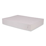SCT Bakery Boxes, Standard, 26 x 18.5 x 4, White, Paper, 50/Carton view 3