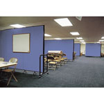 Screenflex Commercial Edition Portable Partition, Gray, 6' h x 20'5" Open Length view 5