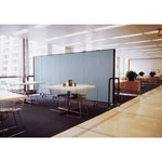 Screenflex Commercial Edition Portable Partition, Gray, 6' h x 13'1" Open Length view 2