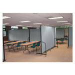 Screenflex Commercial Edition Portable Partition, Gray, 6' h x 13'1" Open Length view 3