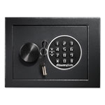 Sentry Electronic Security Safe, 0.14 cu ft, 9w x 6.6d x 6.6h, Black orginal image