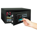 Sentry Electronic Security Safe, 0.41 cu ft, 11.4w x 10.4d x 7.6h, Black view 1