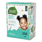 Seventh Generation Free & Clear Baby Wipes, Refill, Unscented, White, 256 Wipe Pack view 1