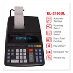 Sharp EL2196BL Two-Color Printing Calculator, Black/Red Print, 3.7 Lines/Sec view 1