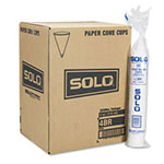 Solo Cone Water Cups, Cold, Paper, 4oz, White, 200/Bag, 25 Bags/Carton view 1