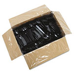 Solo Guildware Heavyweight Plastic Teaspoons, Black, 1000/Carton view 1