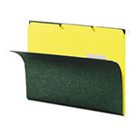 Smead Interior File Folders, 1/3-Cut Tabs, Letter Size, Yellow, 100/Box view 3