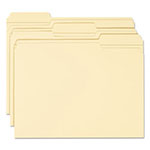 Smead Reinforced Tab Manila File Folders, 1/3-Cut Tabs, Letter Size, 11 pt. Manila, 100/Box view 2
