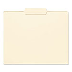 Smead Reinforced Tab Manila File Folders, 1/3-Cut Tabs, Center Position, Letter Size, 11 pt. Manila, 100/Box view 1