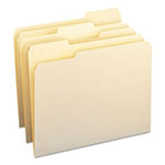 Smead Top Tab File Folders with Antimicrobial Product Protection, 1/3-Cut Tabs, Letter Size, Manila, 100/Box view 2